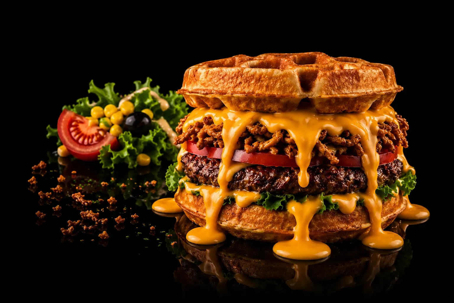 Waffle Burger